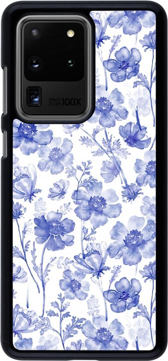 Produktbild PhoneLook Hülle Spring 23 watercolor blue flowers (Samsung Galaxy S20 Ultra)