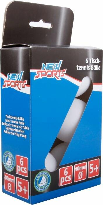 Produktbild New Sports Tischtennis Bälle 6 Stück (6 Stk.)