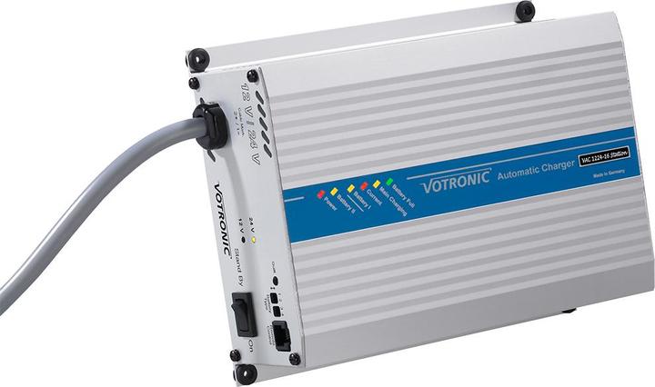 Produktbild Votronic 0533 VAC 1224-16 Batterieladegerät 12V/24V 16A + 4m Ölflex-Ladekabel (24V, 16 A)