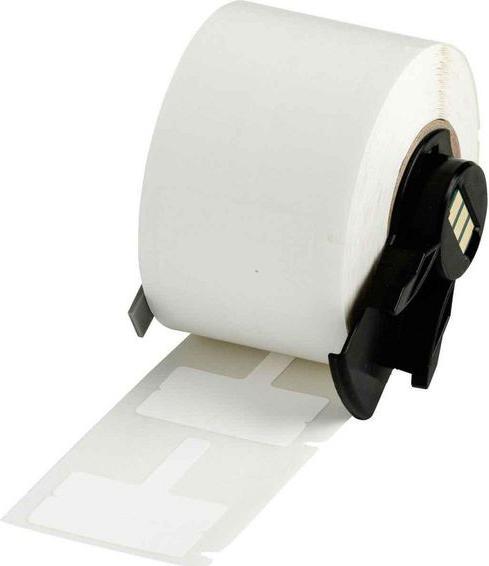 Actual product image Brady Marker flags white, polypropylene, 30 x 19.8mm, 250pcs, white