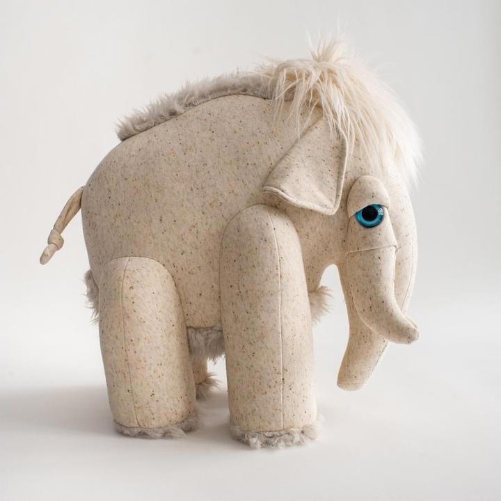Produktbild BigStuffed Albino Mammut Gross (42 cm)
