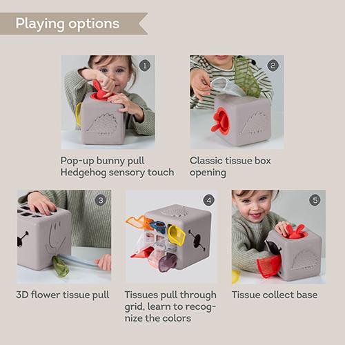 Actual product image Taf Toys Wipes box Pop Up