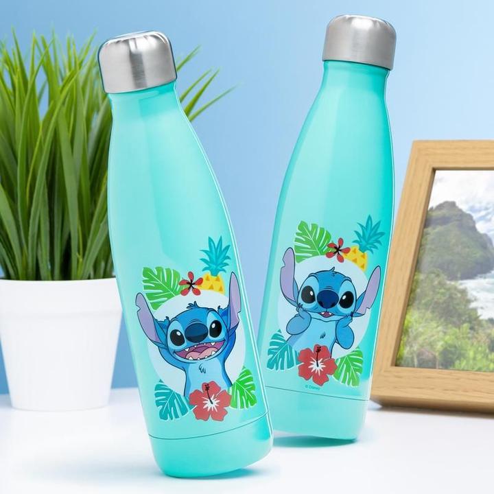 Actual product image Paladone Products Disney Lilo & Stitch Metal Water Bottle 460 ml (0.46 l)