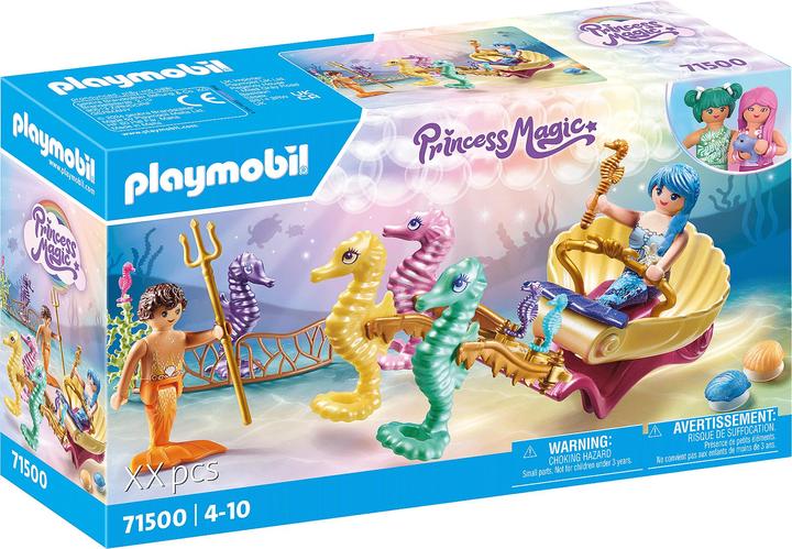 Playmobil 71500 Carrosse des sirènes et des hippocampes (71500, Playmobil Princess Magic)