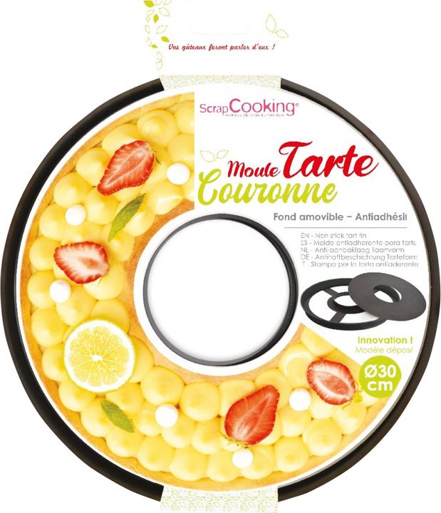 Actual product image ScrapCooking Nonstick mold crown cake (30 cm)