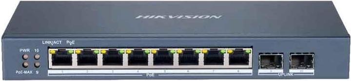 Actual product image Hikvision DS-3E1510P-SI (8 Ports)