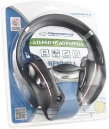 Actual product image ESP eranza EH141K headphones/headset Head-band Black (ANC, Cable)