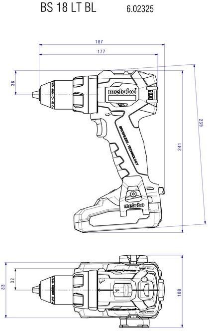 Produktbild Metabo Akku-Bohrschrauber (Akkubetrieb)