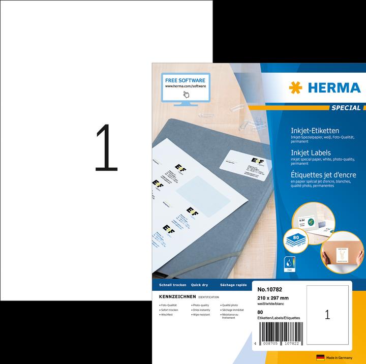 Produktbild HERMA Inkjet Etiketten A4