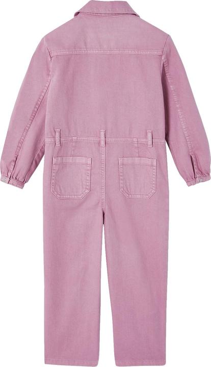 Actual product image Vertbaudet Girls' jumpsuit with long legs, garment dyed (146)