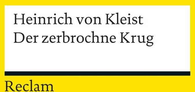 Produktbild Der zerbrochene Krug (Deutsch, Heinrich von Kleist, 1986)