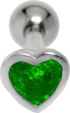 Image du produit Bijouteria Piercing d'oreille (Laiton argenté, Acier chirurgical 316L, Email)