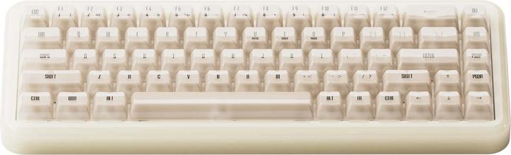 Actual product image Akko YU01 Antique Jade Gaming Keyboard, RGB - 65%, V3 Piano Pro Switches (ISO) (US, Cable, Wireless)