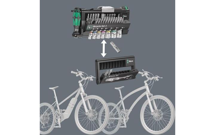 Actual product image Wera Bicycle Set 3 (1/2", 1/4", 3/8", 3/4", 5/16", 10/32")