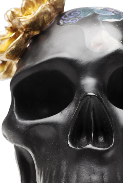 Produktbild Kare Design Deko Objekt Flower Skull 22cm (27 x 23 x 29 cm)