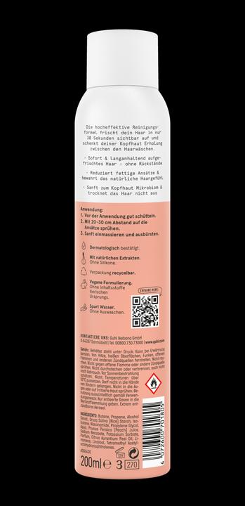 Immagine prodotto Guhl 30 Sekunden Trockenshampoo Fruchtige Frische (200 ml, Shampoo secco)