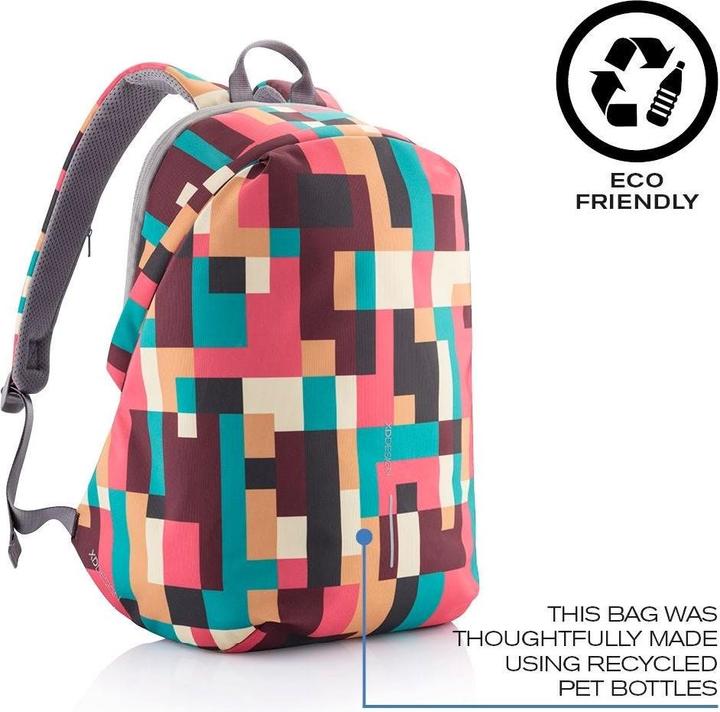 Actual product image XD Design PLECAK ANTYKRADZIEŻOWY BOBBY SOFT GEOMETRIC P/N: P705.867 (16 l)