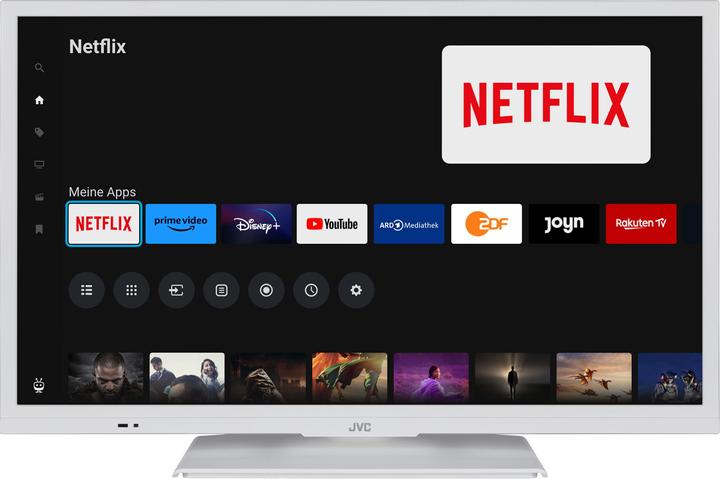 Actual product image JVC LT-24VH5455W ws LED TV HDready,Multituner,Smart,HDR10,TIVO (24", LCD, HD, 2024)