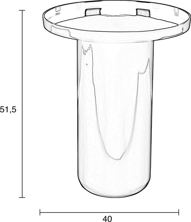 Actual product image Zuiver Bomb (50 x 50 x 61 cm)