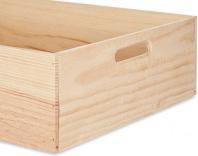Giftdecor closed wooden box 60 x 40 cm (60 x 40 x 14 cm)