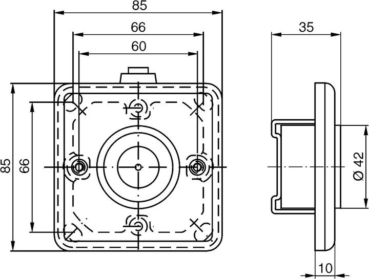 Actual product image Dormakaba Electromagnets EM 500 U