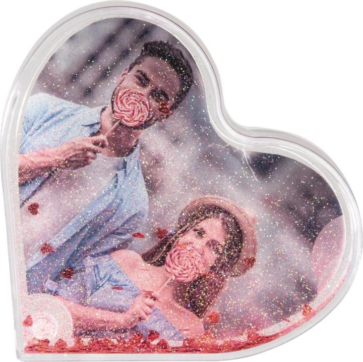 Produktbild Hama Heart Rot Transparent Einzelbilderrahmen (7 x 9 cm)