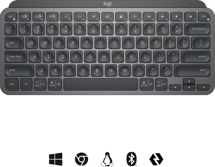 Produktbild Logitech MX Keys Mini for Business (US, Kabellos, Kabelgebunden)