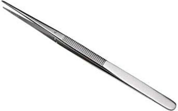 Produktbild Dönges Pinzette mit Führungsstift, gerade, spitz, Länge 155 mm