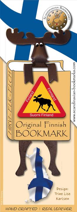 Produktbild Scandinavian Bookmarks Lesezeichen Elch, Finland