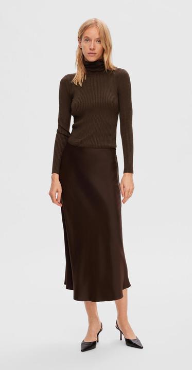 Actual product image Selected Femme Ribbed Glitter Turtleneck Sweater (L)