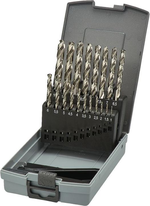 Image du produit Neriox Jeu de forets hélicoïdaux 1...10 mm / 19 pièces (1...10 mm)
