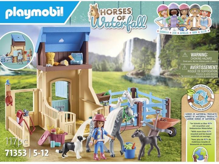 Actual product image Playmobil Amelia & Whisper with horse box (71353, Playmobil Horses of Waterfall)