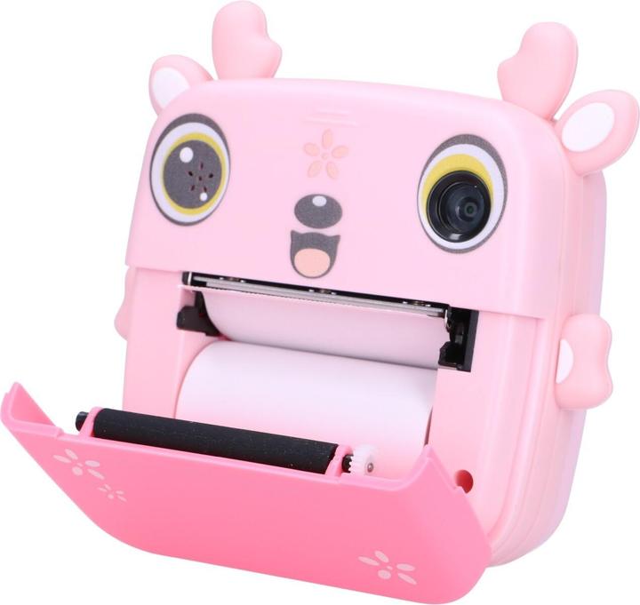 Produktbild Extralink Set | Thermodrucker EPP-005 Pink + Thermopapier 3 Rollen | rehbraun (Bluetooth)
