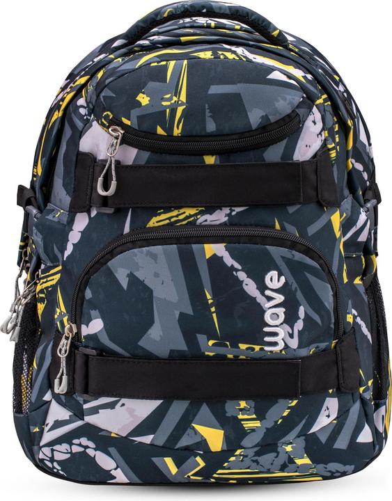 Actual product image Wave Infinity Backpack Set 2-piece Yellow Graffit (30 l)
