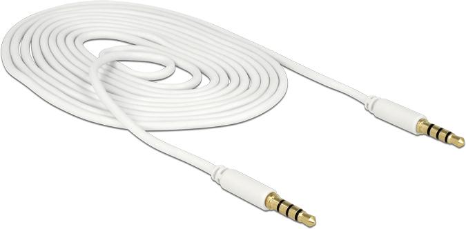 Actual product image Delock Cable jack 4 pin male > male (2 m, 3.5mm jack (AUX))