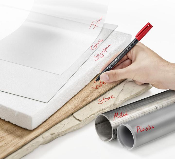 Actual product image Staedtler Lumocolor permanent (Multicoloured, 0.60 mm, 4 x)