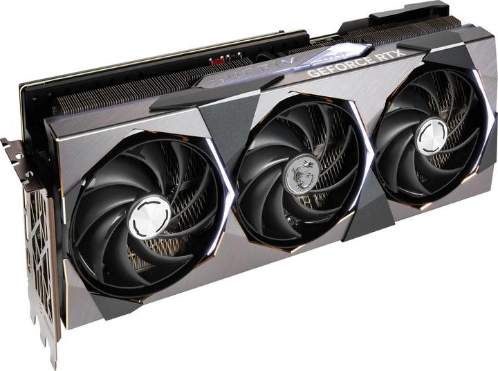 Actual product image MSI GeForce RTX 4070 Ti SUPRIM X (12 GB)
