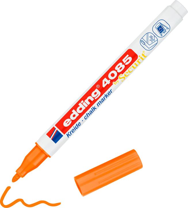 Produktbild Edding 4085 - Chalk Marker (Neonorange, 1 mm, 1 x)