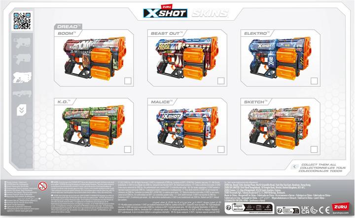 Produktbild Xshot X-SHOT-SKINS-DREAD,S1,OPEN BOX,6PC