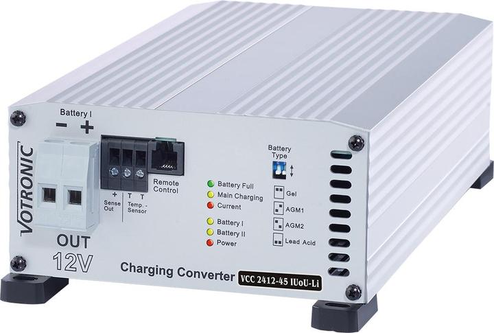 Image du produit Votronic 3315 VCC 2412-45 IUoU-Li 45A Chargeur B2B (12V, 24V, 45 A)