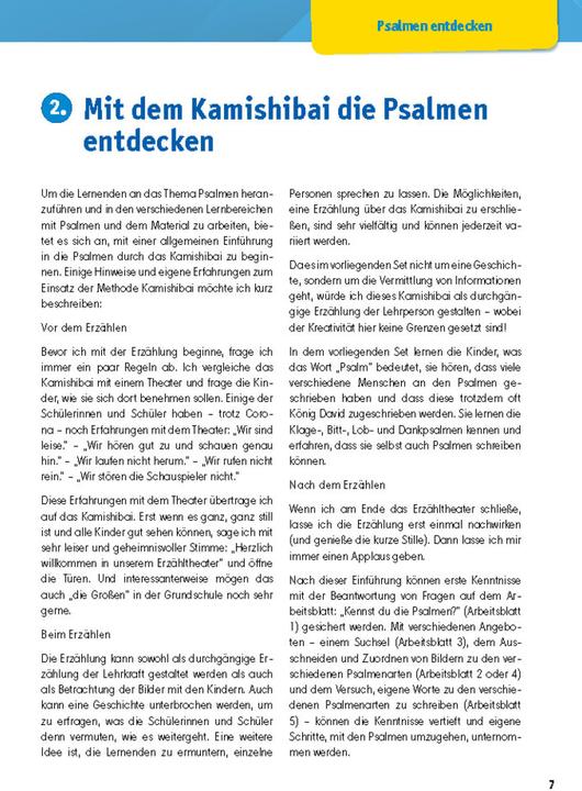 Produktbild Arbeitsmaterial Grundschule. Religionsunterricht. Gottesbilder mit Psalmen entdecken und erleben (Deutsch, Catharina Fastenmeier, Petra Lefin, 2022)