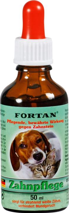 Image du produit Fortan Soin dentaire pour chiens et chats, solution de 50 ml (Chat, Chien, 50 ml)