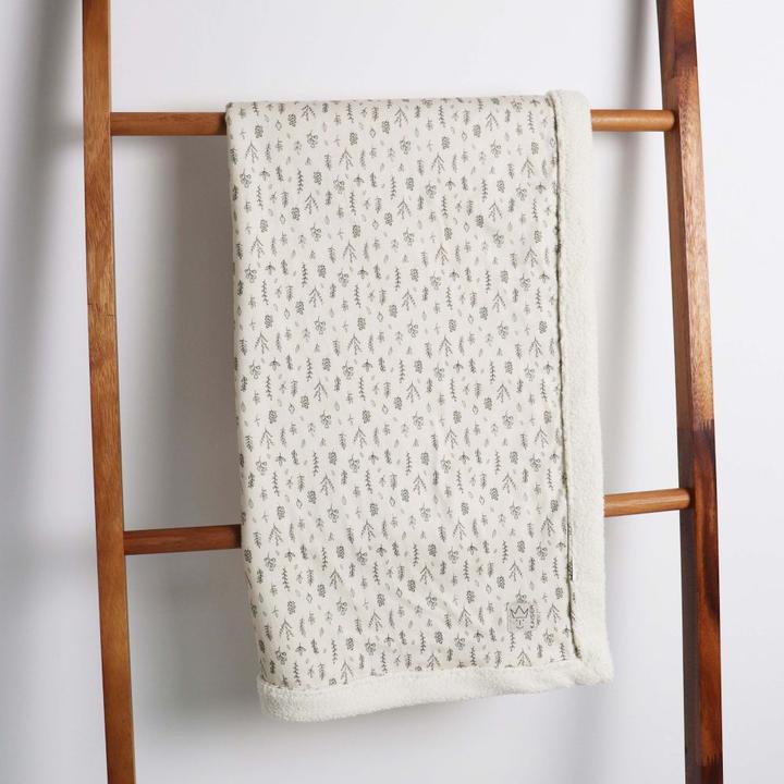 Produktbild Kaiser Kuscheldecken Babydecke Winter Jersey - Leave (75 x 100 cm)
