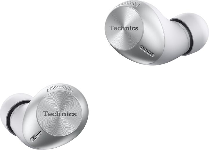 Produktbild Technics EAH-AZ40E-S Kopfhörer & Headset Kabellos im Ohr Calls/Music USB Typ-C Bluetooth Silber (25 h, Kabellos)