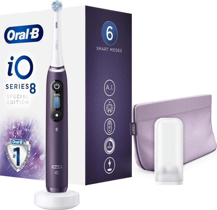 Image du produit Oral-B iO Series 8 Édition spéciale Violet Ametrine (Brosse à dents oscillo-rotative)