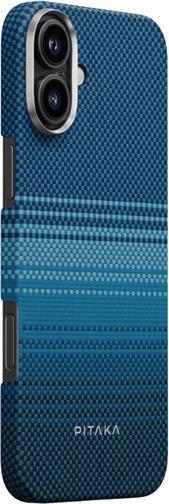 Actual product image Pitaka Magsafe back cover made from real aramid (Apple iPhone 16)