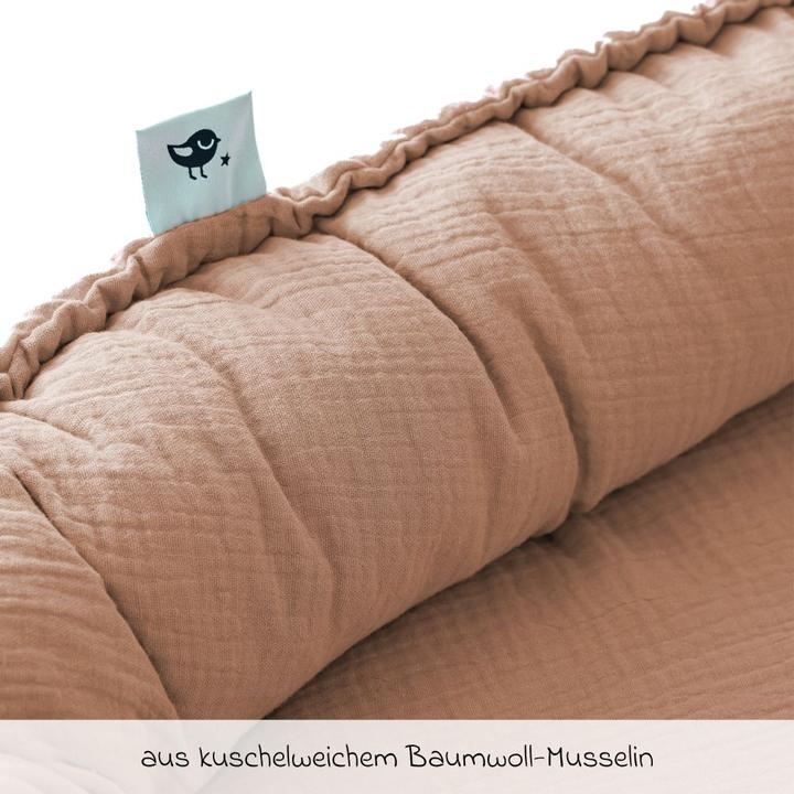 Actual product image Julius Zöllner Baby nest Nido muslin Dune