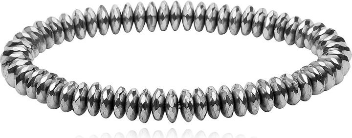 Immagine prodotto Leyda Bracciale in argento con ematite (19 cm, Pietra colorata)