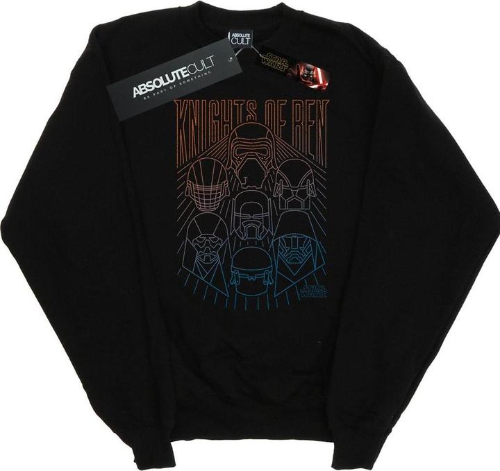 Actual product image Star Wars Mens The Rise Of Skywalker Knights Of Ren Colours Sweatshirt (S)