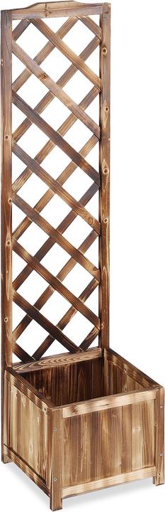 Image du produit Relaxdays Jardinière avec treillis (38 cm, 38 cm)